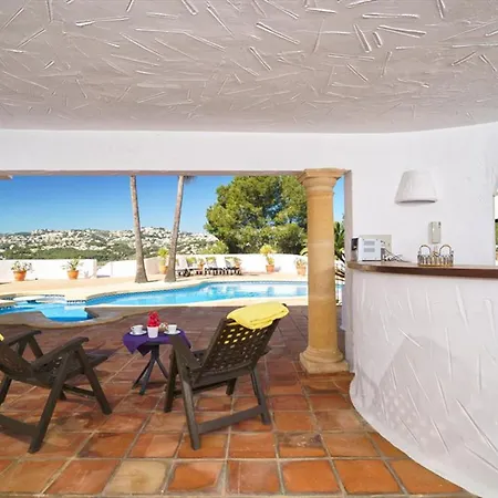 Villa De Lujo En Moraira Con Piscina Privada, Cerca De La Playa Y Servicios - Hisp-216-220 Teulada