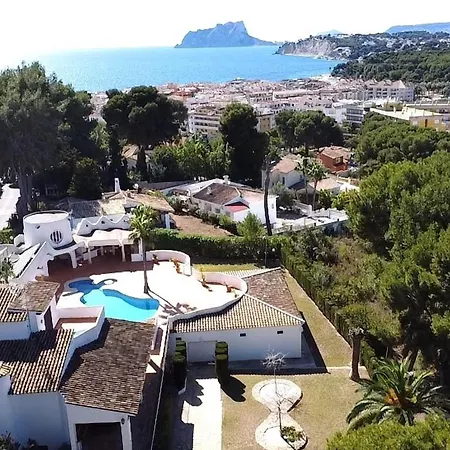 De Lujo En Moraira Con Piscina Privada, Cerca De La Playa Y Servicios - Hisp-216-220 Teulada